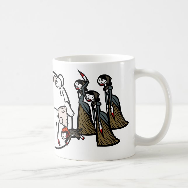 Taza de la horda del arte del cadáver (Derecha)