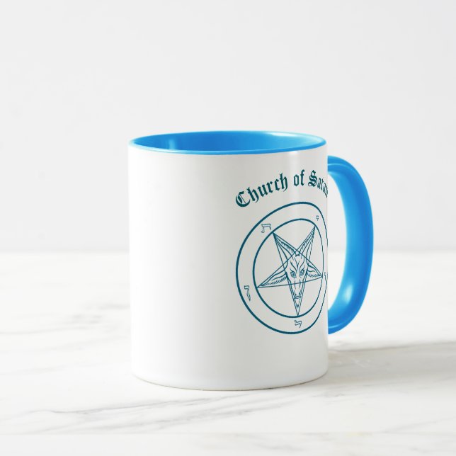 Taza de la Iglesia de Satanás 1966 (Anverso derecho)