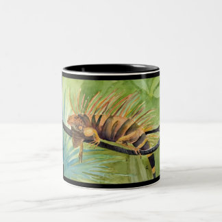 Taza de la iguana de Rasta