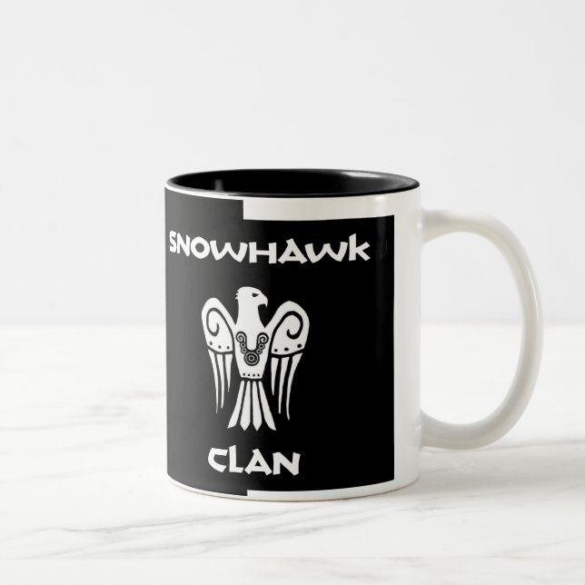 Taza de la imagen doble del clan de Snowhawk (Derecha)