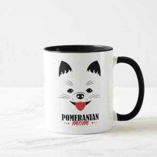 Taza de la impresión de Digitaces del perro