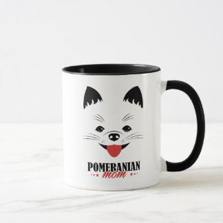 Taza de la impresión de Digitaces del perro