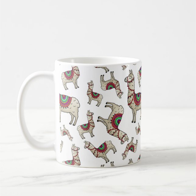 Taza de la impresión de la llama (Izquierda)