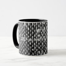 Taza de la impresión de la tela del tweed del
