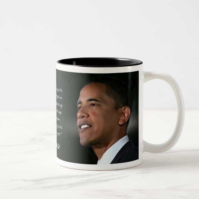 Taza de la inauguración de Obama (Derecha)