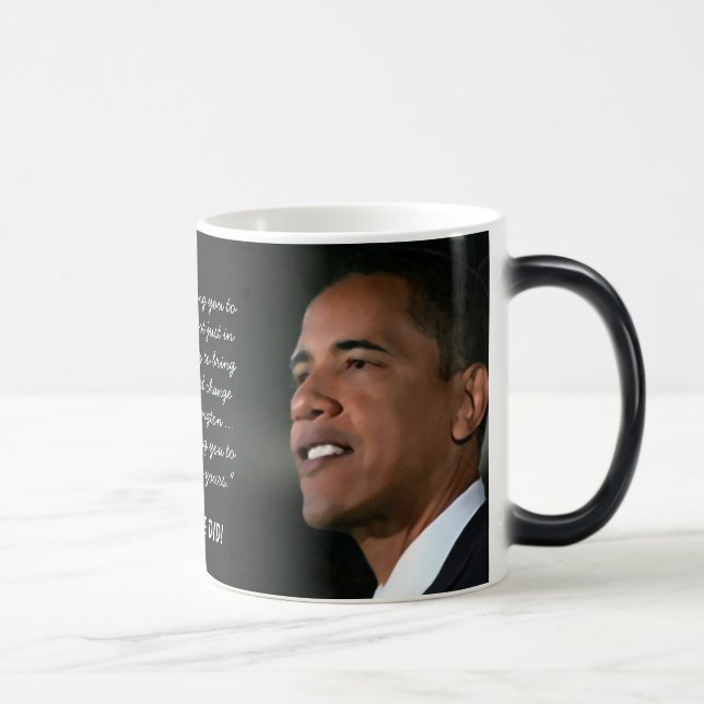 Taza de la inauguración de Obama (Derecha)