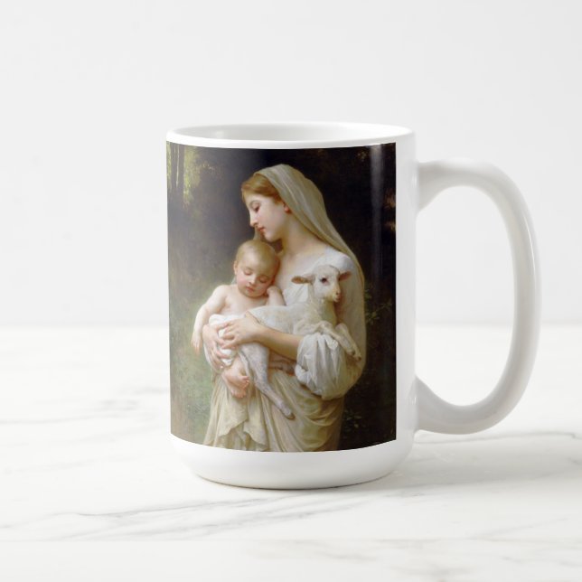 Taza de la inocencia de Bouguereau (Derecha)