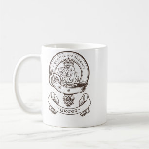 Taza de la insignia del clan de Greer