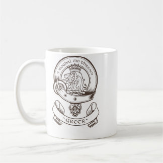 Taza de la insignia del clan de Greer
