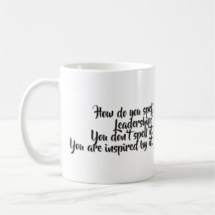 Taza de la inspiración de la dirección