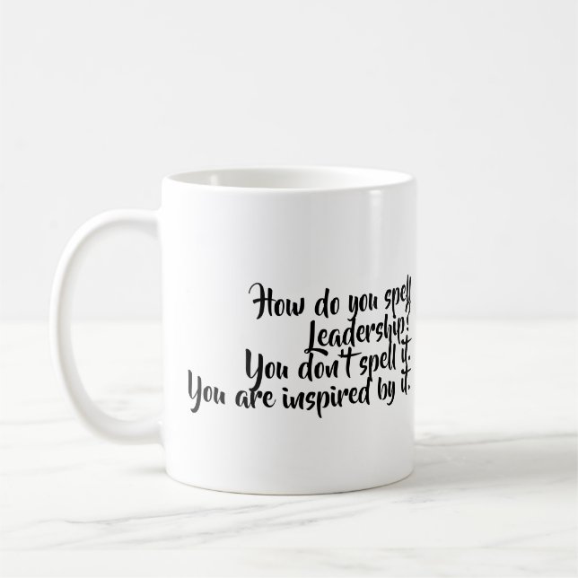 Taza de la inspiración de la dirección (Izquierda)