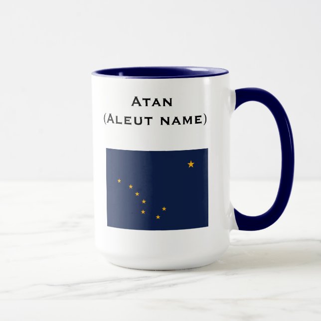 Taza de la isla de Alaska* Attu (Derecha)