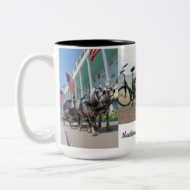 Taza de la isla de Mackinac, Michigan (Izquierda)
