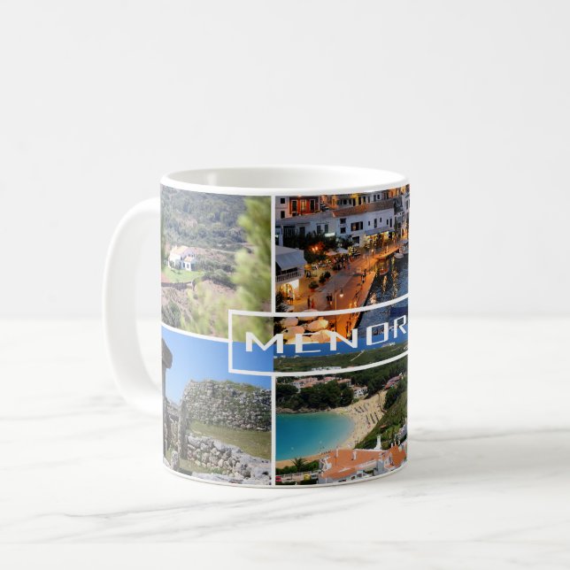 taza de la isla de Menorca - Minorca (Anverso izquierdo)