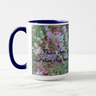 Taza de la lavanda de Juan 10