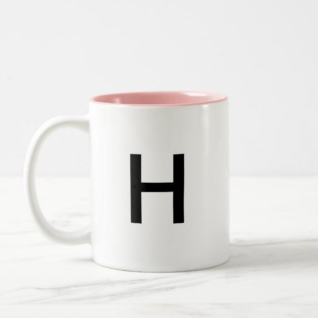 Taza de la letra inicial "H" (Izquierda)