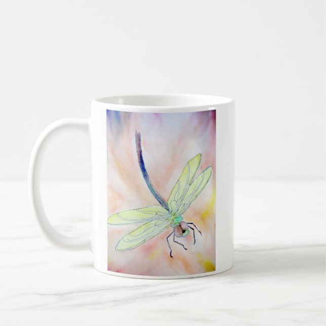 Taza de la libélula: ¡Mosca bien, la brillante! (Izquierda)