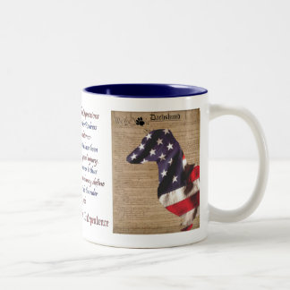 Taza de la libertad del Dachshund