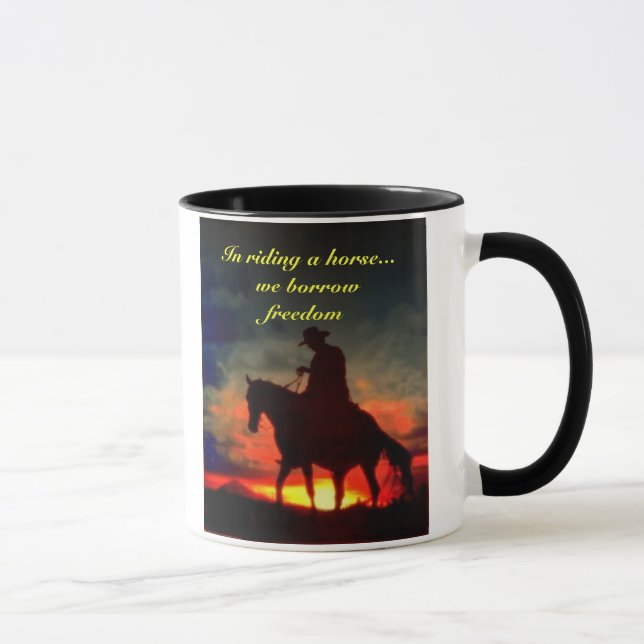 Taza de la libertad del vaquero (Derecha)