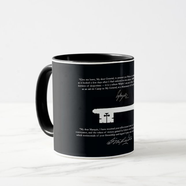 Taza de la llave de la libertad de George (Anverso izquierdo)