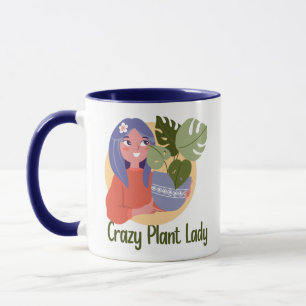 Taza de la loca de las plantas