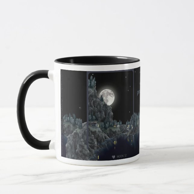 Taza de la luna ["alma de la profundidad de la (Izquierda)