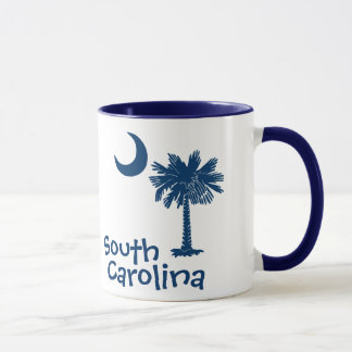 Taza de la luna del Palmetto de Carolina del Sur