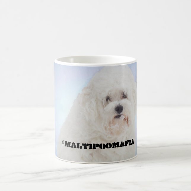 Taza de la mafia de Maltipoo (Centro)