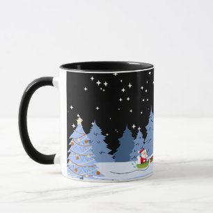 Taza de la Magia de la Navidad bajo la Luz de la L