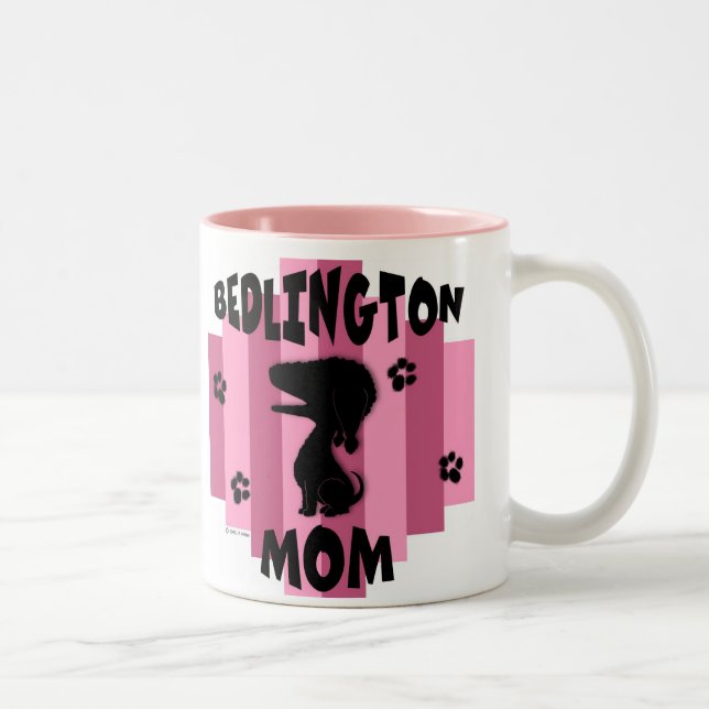 Taza de la mamá de Bedlington (Derecha)
