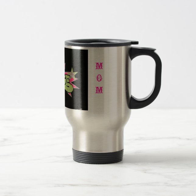 Taza de la mamá de la alegría de la rabia (Derecha)