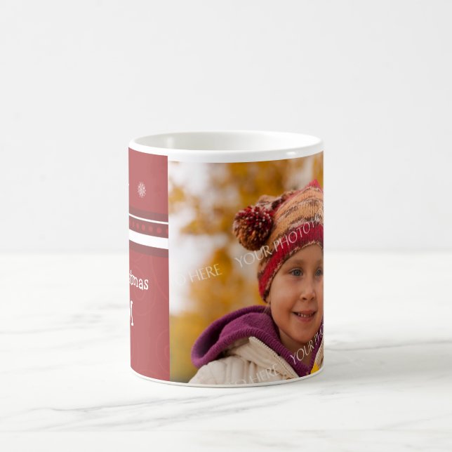 Taza de la mamá de las Felices Navidad de la foto (Centro)