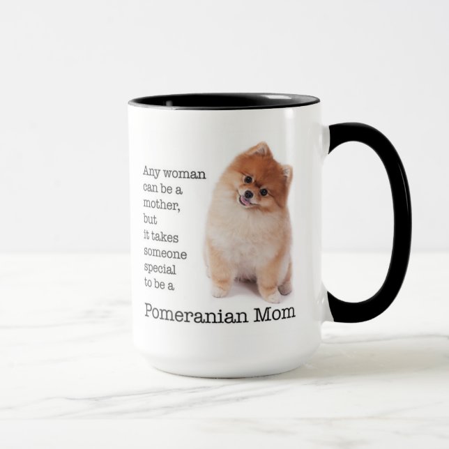 Taza de la mamá de Pomeranian (Derecha)