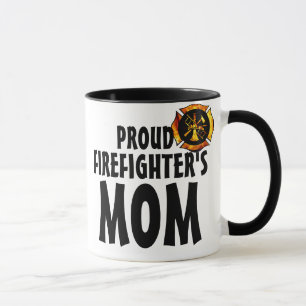 Taza de la mamá del bombero
