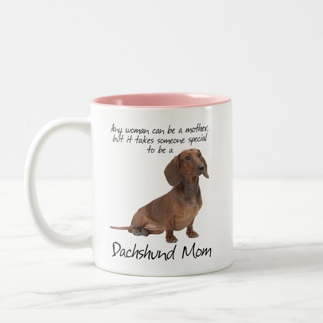 Taza de la mamá del Dachshund (Izquierda)