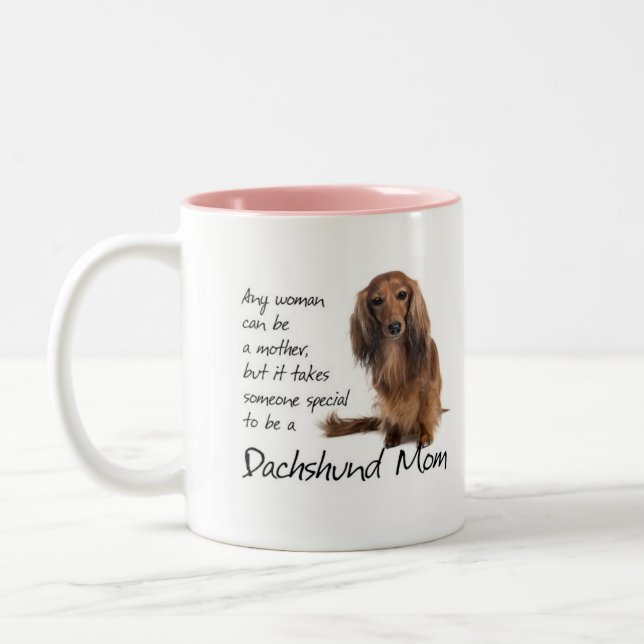 Taza de la mamá del Dachshund (Izquierda)