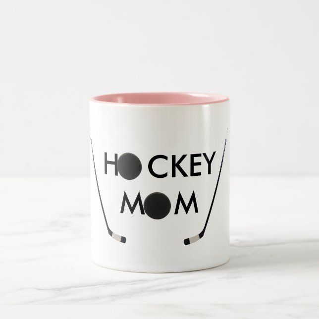 taza de la mamá del hockey (Centro)