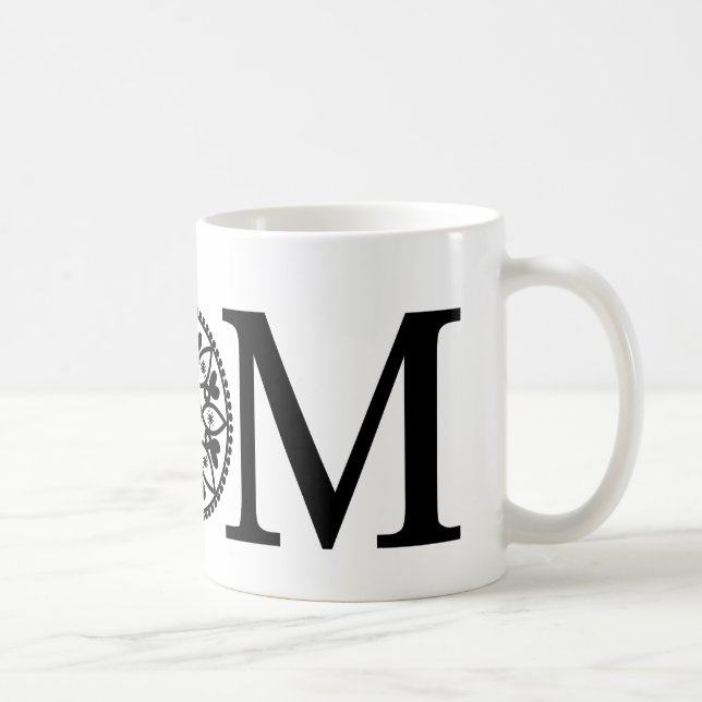 Taza de la mamá - negro y blanco (Derecha)