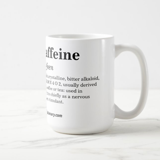 taza de la mañana de Dictionary.com (Derecha)