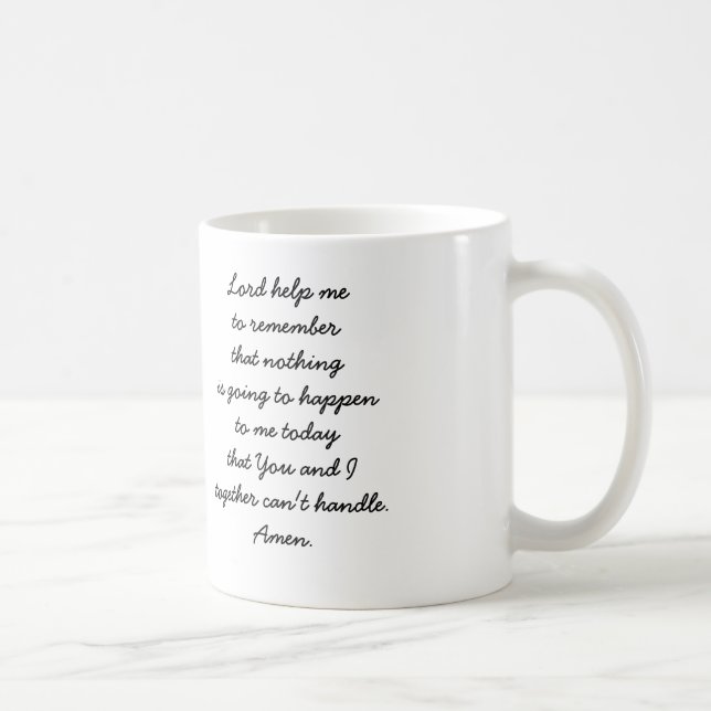 TAZA DE LA MAÑANA DE ORACIÓN (Derecha)