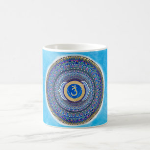 Taza de la mandala de Chakra del tercer ojo