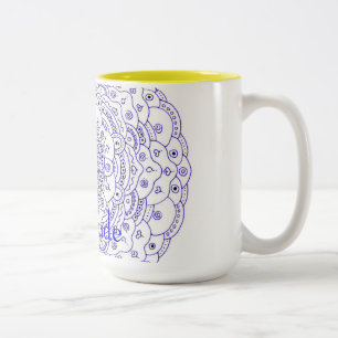 Taza de la mandala de la gratitud