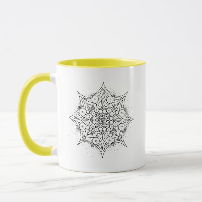 Taza de la mandala de Leo (Izquierda)