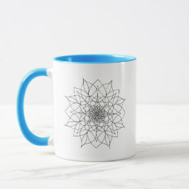 Taza de la mandala de Piscis