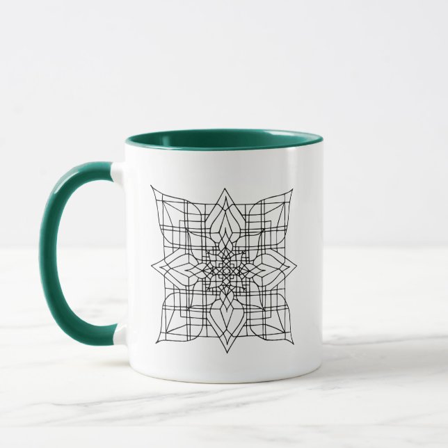 Taza de la mandala del virgo (Izquierda)