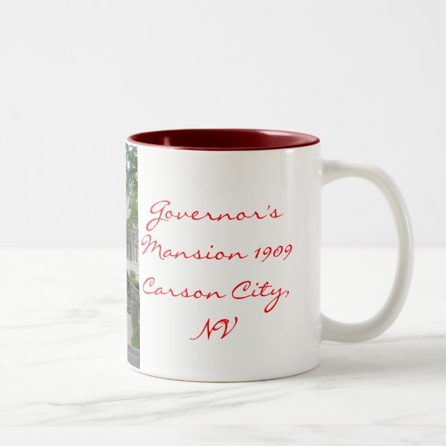 TAZA de la mansión del gobernador - Carson City, (Derecha)