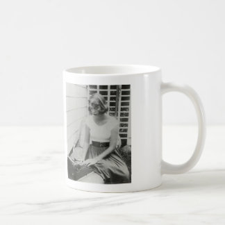 Taza de la máquina de escribir de Sylvia Plath