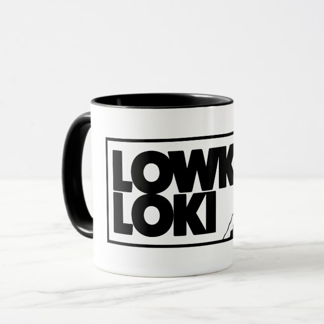 TAZA DE LA MARCA DE LOWKEYLOKI (Anverso izquierdo)