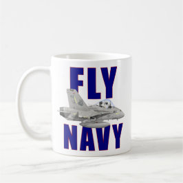 Taza de la marina de guerra de la mosca