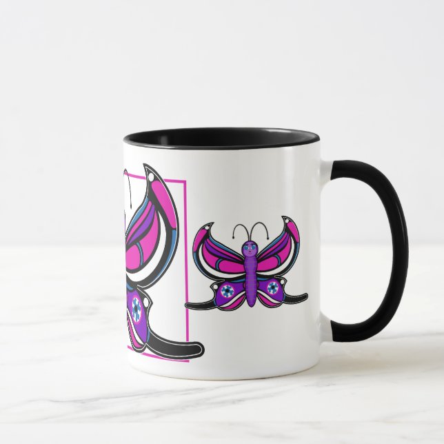 Taza de la mariposa de Candi Toon (Derecha)